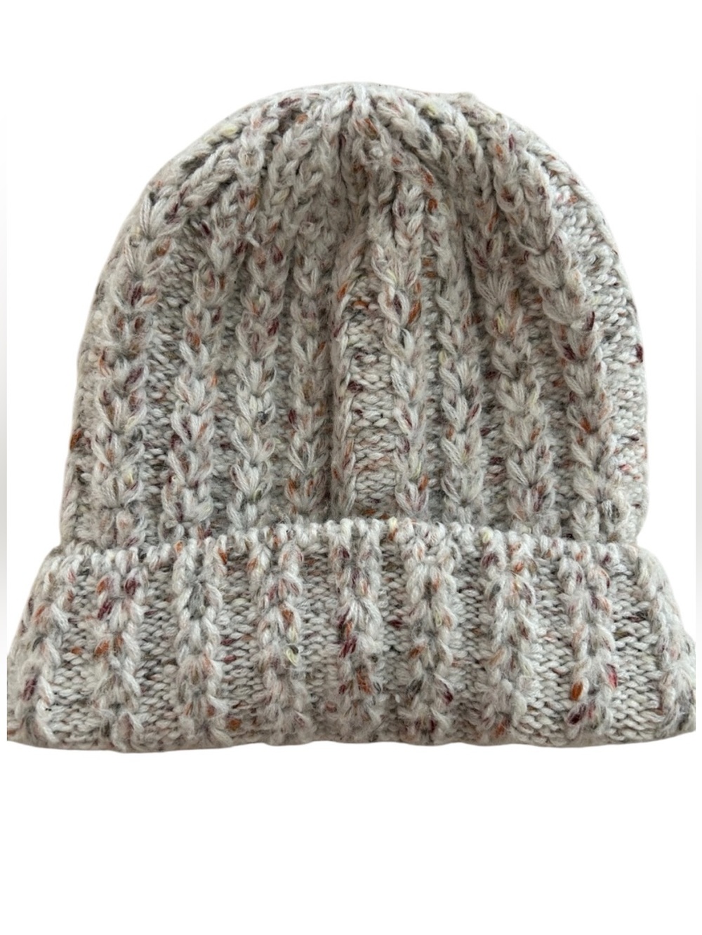 Quagga  Beanie  One Size Beige Crochet Knit Acrylic
